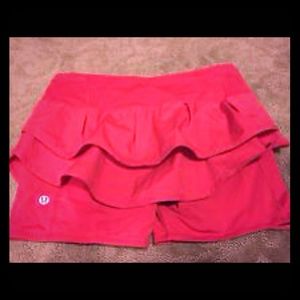Red Speed Squad Skirt